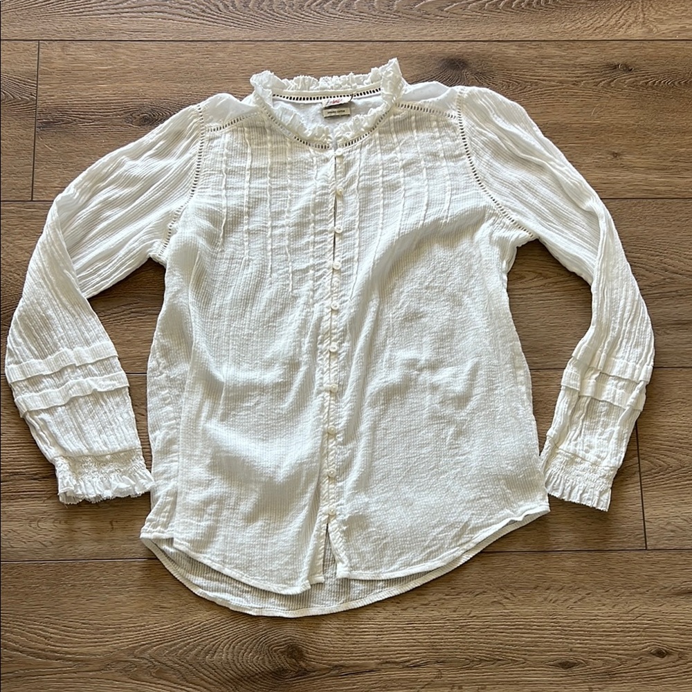 Faherty White Blouse - image 1